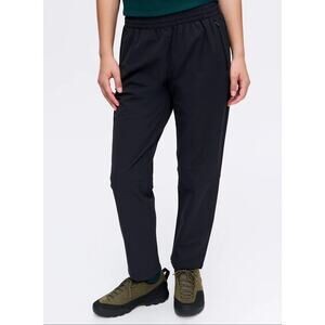 Outdoor Voices RecTrek 26" Pull On Drawstring Black Pant Women's Size Small